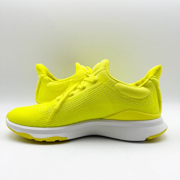 FitFlop Womens VITAMIN FFX Sports Sneakers US 7 Yellow Glow-in-the-Dark Knit NIB - Picture 8 of 13